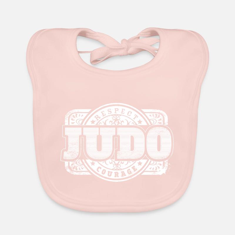 Judo Label - Baby Bio-Lätzchen - Rose