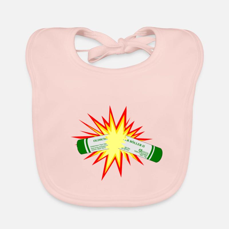 New Year's Eve Boeller Explodes Pyro Fireworks Organic Baby Bibs