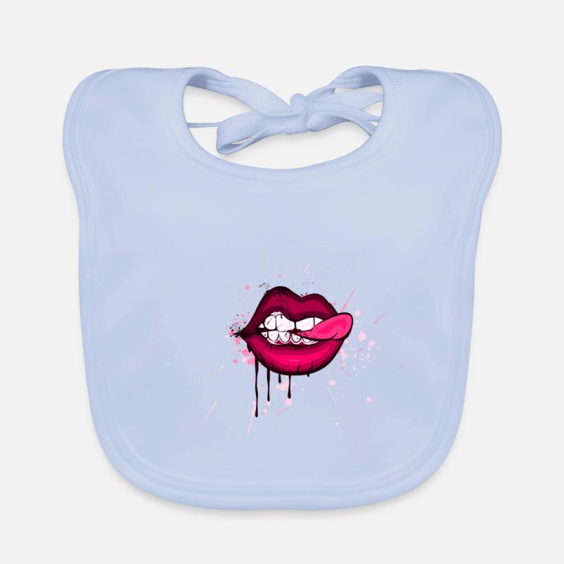 lips Organic Baby Bibs