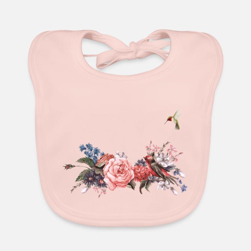 fleur Bavoir bio Bébé