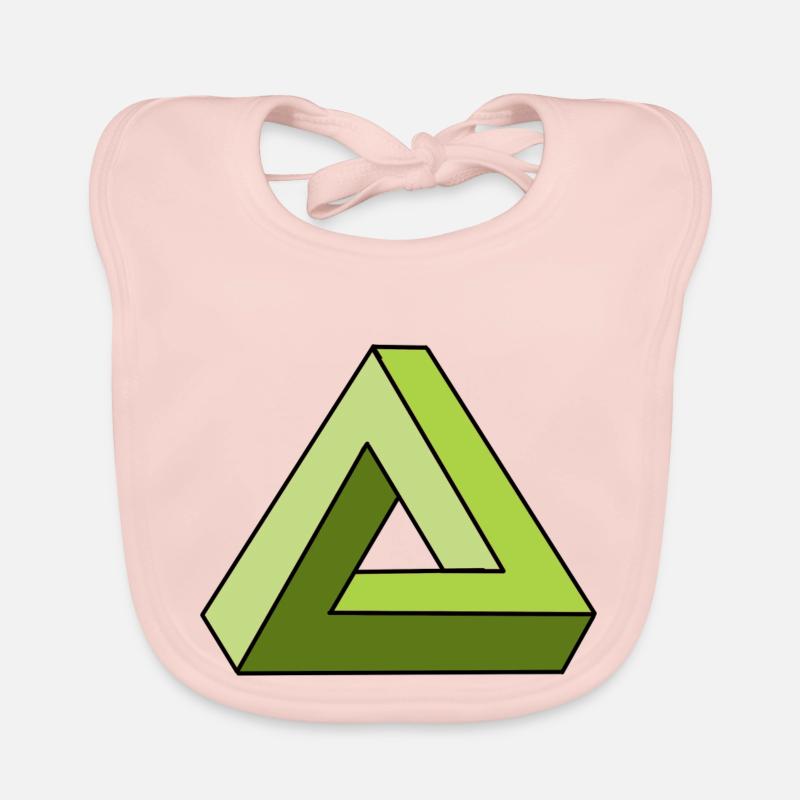 infinity unendlich dreieck cool geschenk Baby Bio-Lätzchen