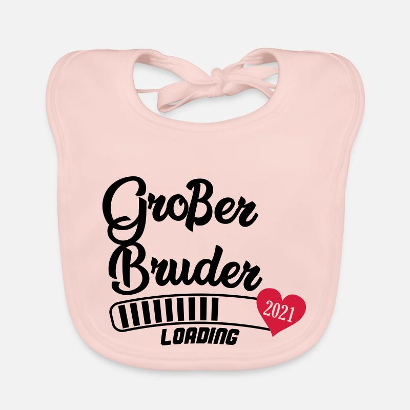 großer bruder loading 2021 Baby Bio-Lätzchen