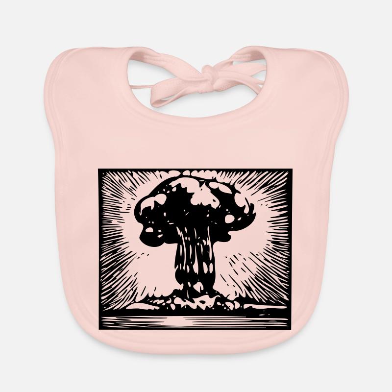 Bombe atomique Bavoir bio Bébé