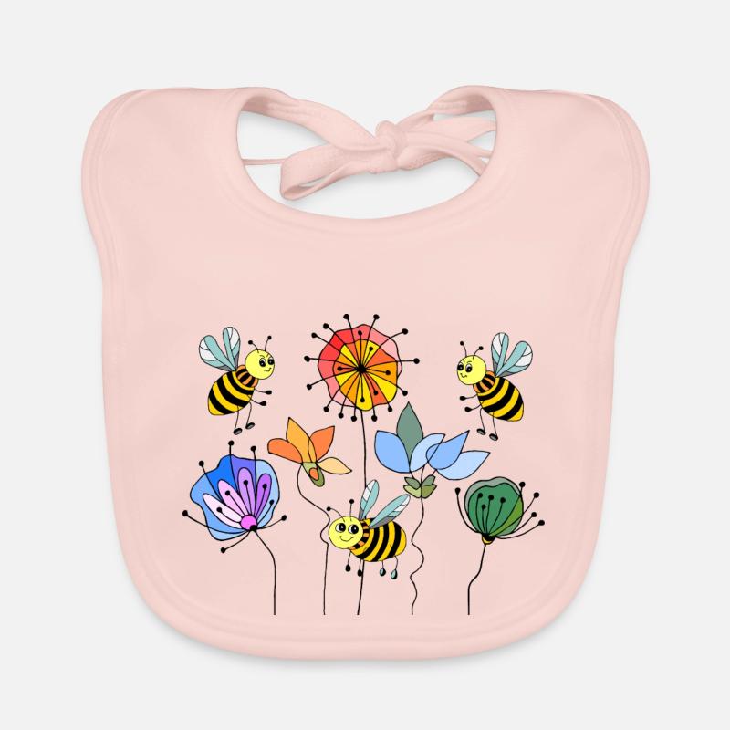 Bees Organic Baby Bibs