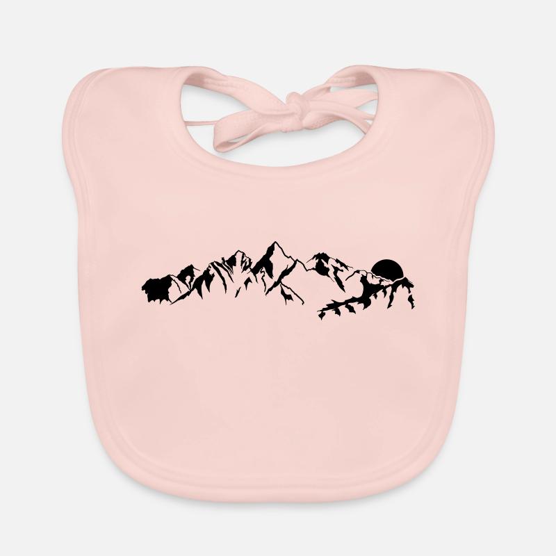 Mountain berge Baby Bio-Lätzchen