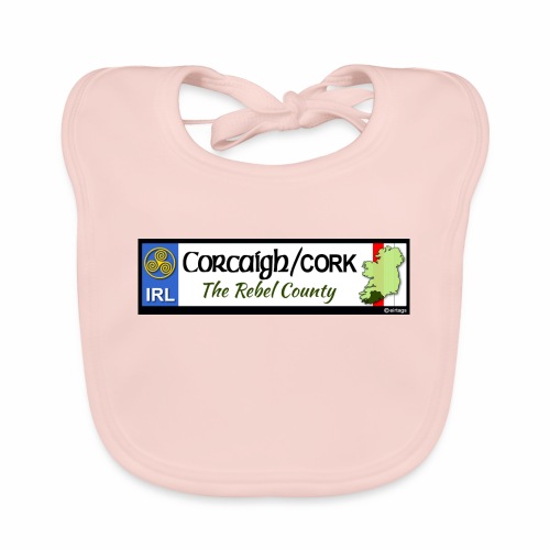 CO. CORK, IRELAND: licence plate tag style decal - Organic Baby Bibs