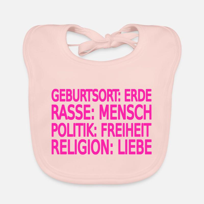 Gegen Rassismus Baby Bio-Lätzchen
