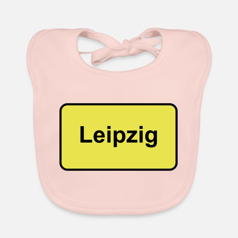 Leipzig Weg nach Leipzig Baby Bio-Lätzchen