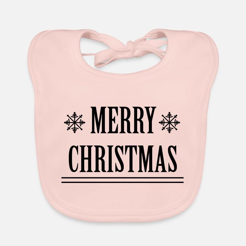 Joyeux Noël Cadeau de Noël Père Noël Bavoir bio Bébé