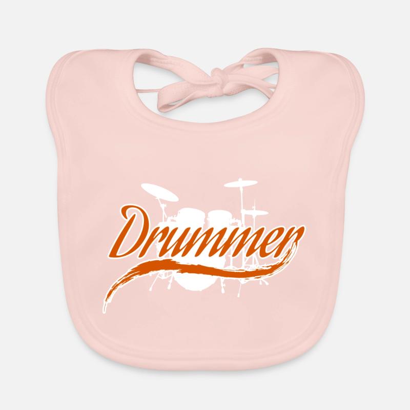 Drums Organic Baby Bibs