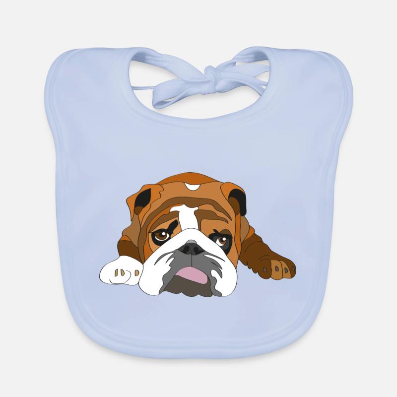 bouledogue Bavoir bio Bébé