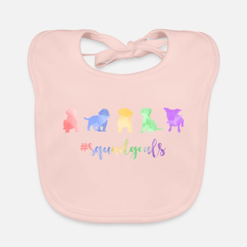 Chiot Objectifs Squad Bavoir bio Bébé