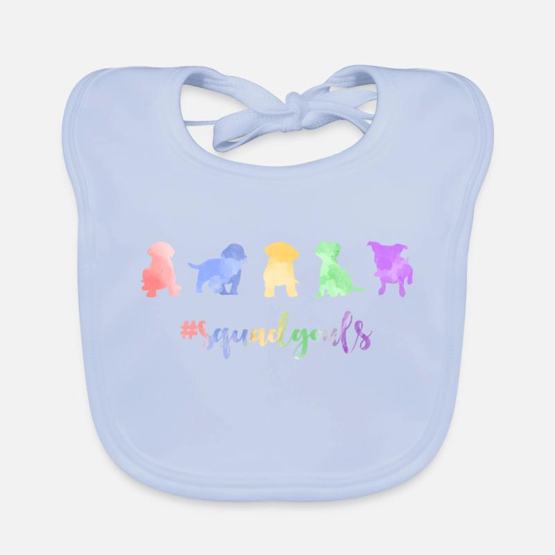 Chiot Objectifs Squad Bavoir bio Bébé