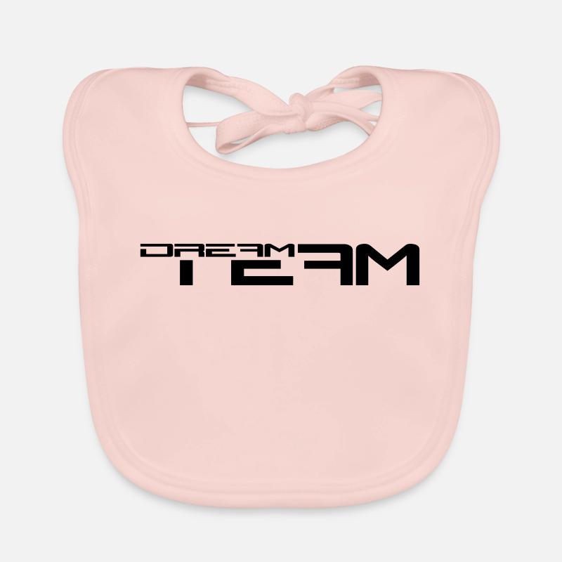 Amis de texte écrit paire équipe de rêve de sport Bavoir bio Bébé
