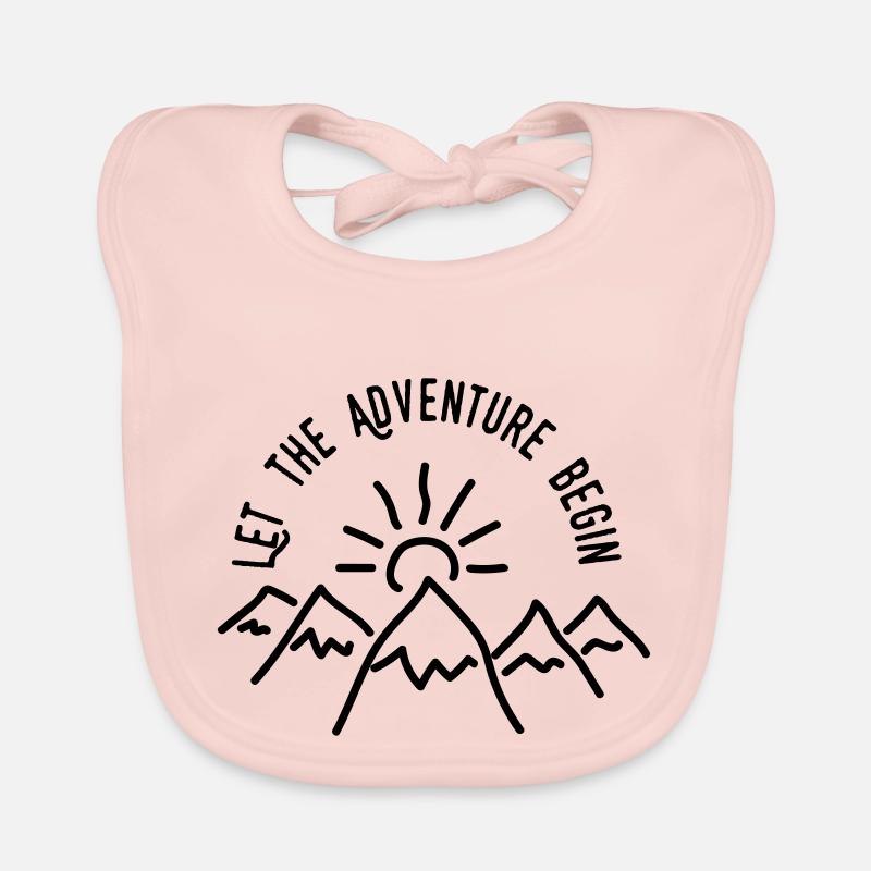 AD Let the Adventure Begin Organic Baby Bibs