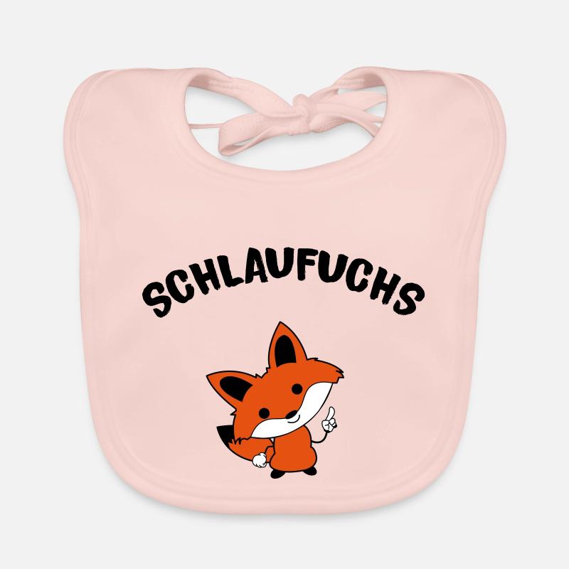 schlaufuchs_02 - Baby Bio-Lätzchen - Rose