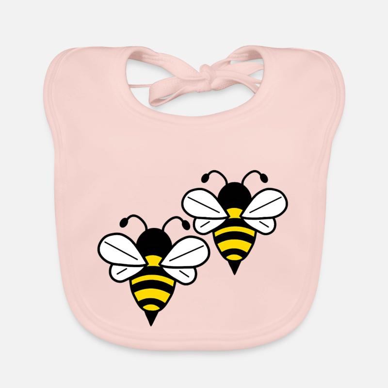 Two small bees Organic Baby Bibs