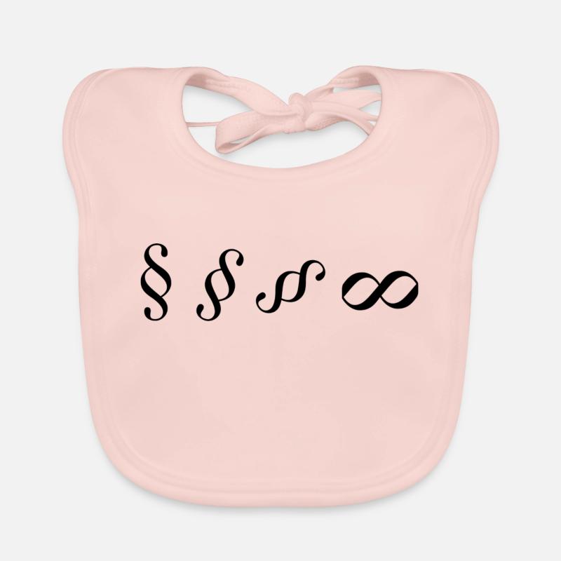 Le paragraphe de conception tombe dans le signe de l’infini Bavoir bio Bébé