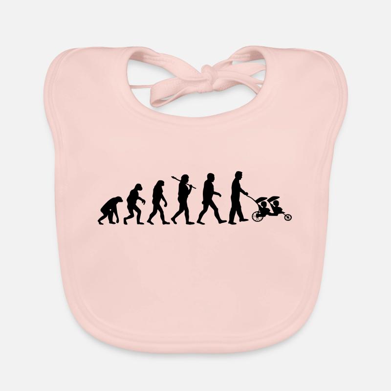 evolution daddy jumeaux Bavoir bio Bébé
