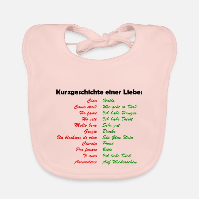 Kurzgeschichte einer Liebe Baby Bio-Lätzchen