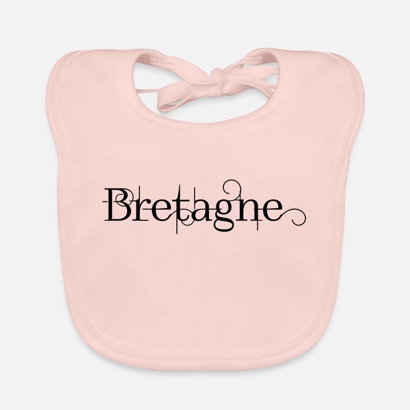 Bretagne - Baby Bio-Lätzchen - Rose