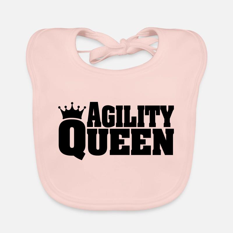 AGILITY QUEEN Organic Baby Bibs