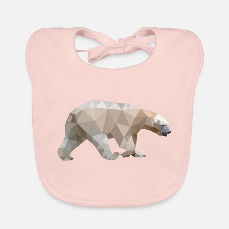 Polygon Eisbär Baby Bio-Lätzchen