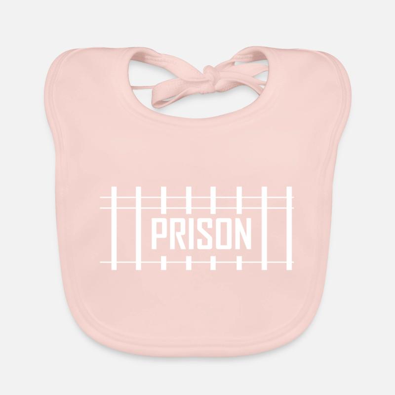 Prison prison gift idea Organic Baby Bibs