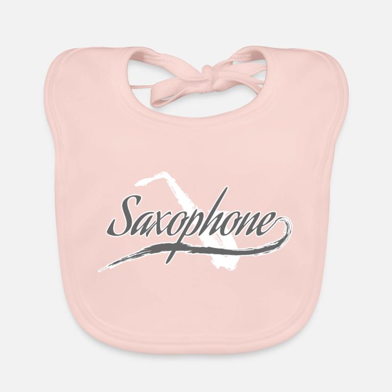 Saxofon Baby Bio-Lätzchen