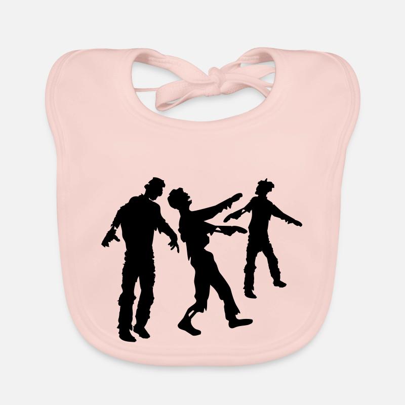 Many zombies Horde Organic Baby Bibs