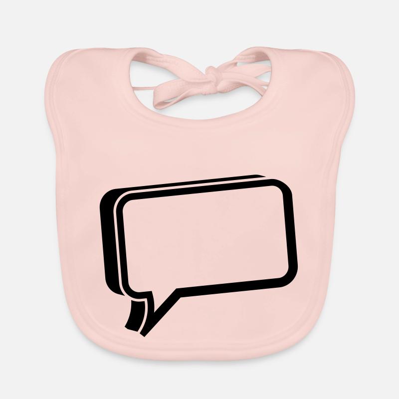 bubble chat Organic Baby Bibs