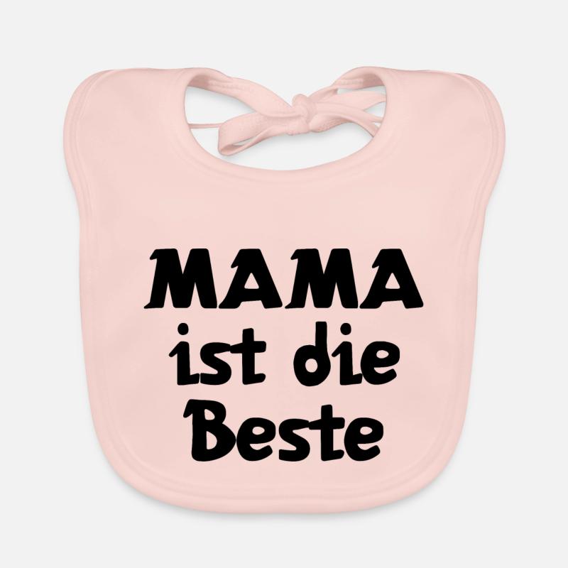 Mama ist die Beste | Mutter | Mama | Eltern Baby Bio-Lätzchen