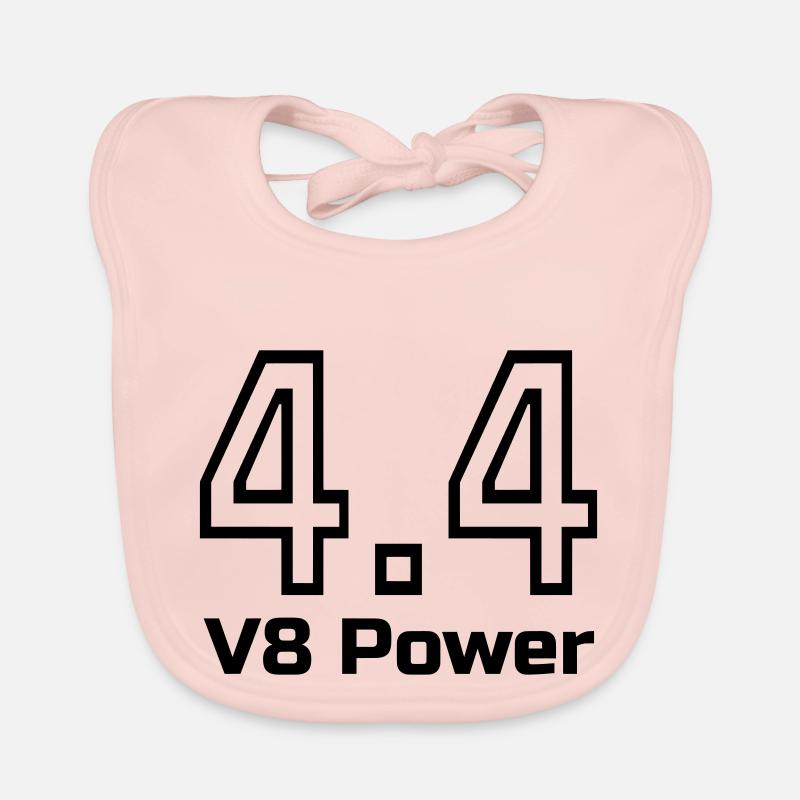 4.4 V8 Power Organic Baby Bibs