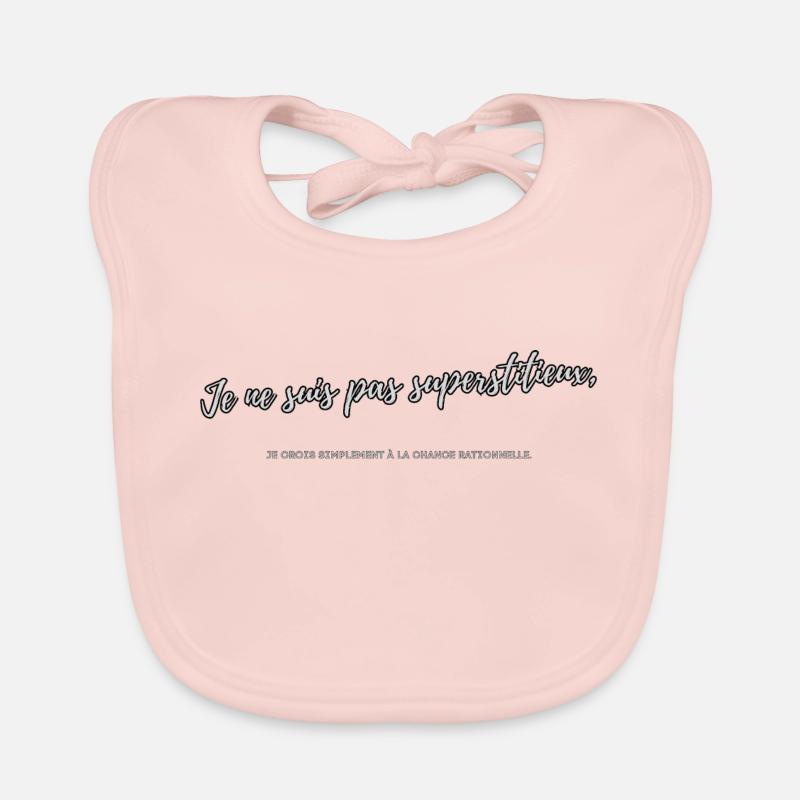 Abergläubisch Baby Bio-Lätzchen
