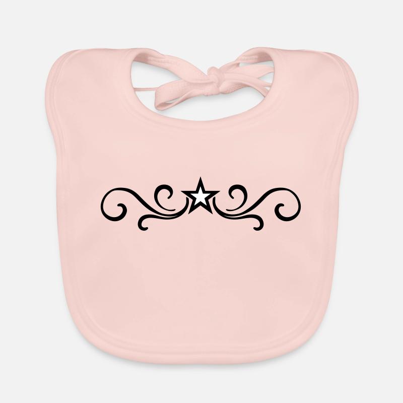 Ornament Element Line Organic Baby Bibs