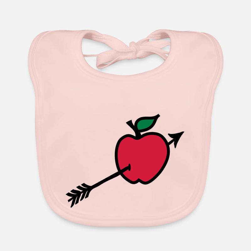 le but flèche Cupidon chouette. Bavoir bio Bébé