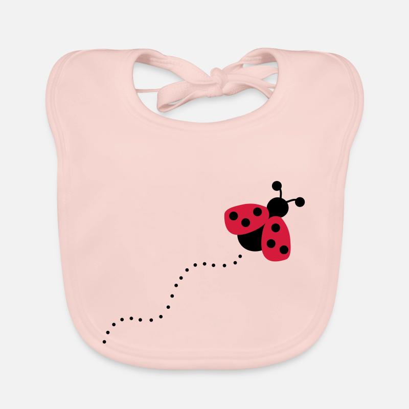 Ladybug Organic Baby Bibs