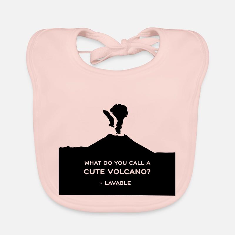 Amour de volcan Bavoir bio Bébé