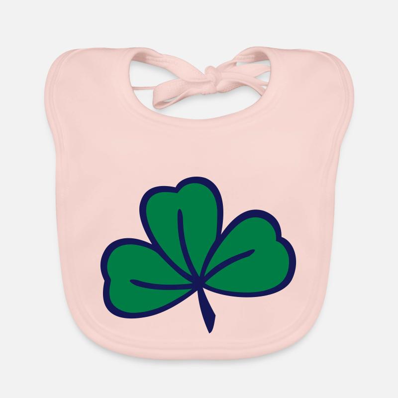 trèfle à feuilles de trèfle Bavoir bio Bébé