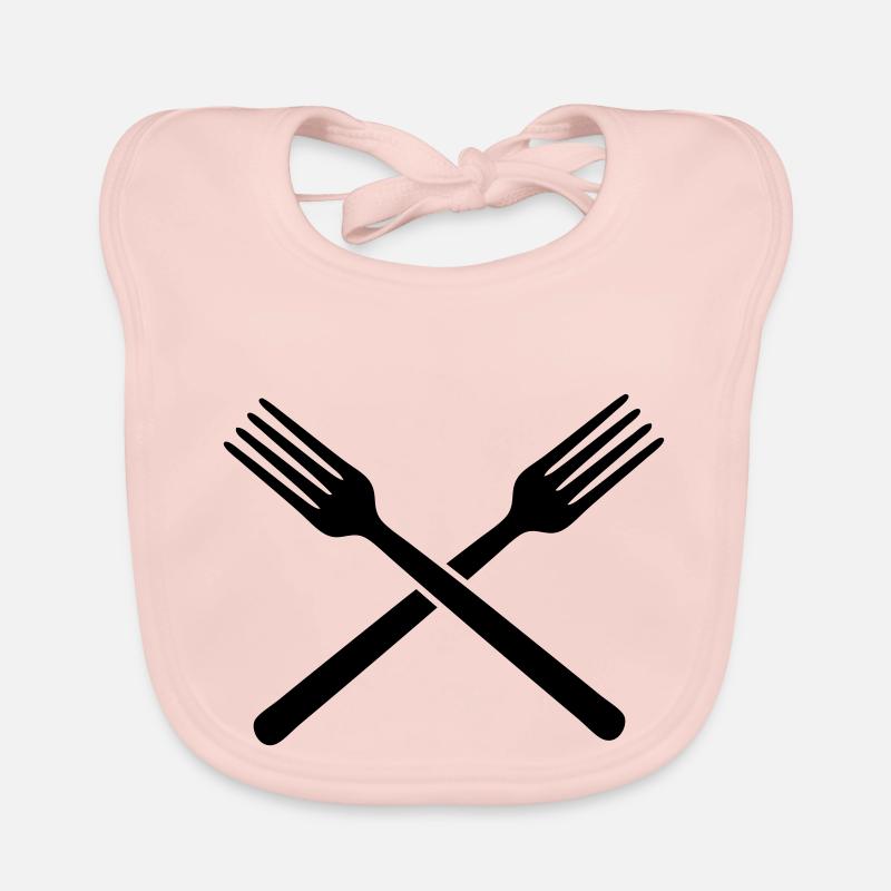 gabeln gabel essen Baby Bio-Lätzchen