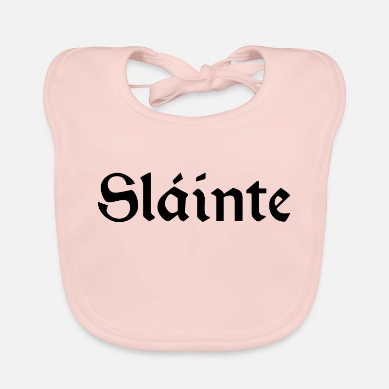 Slainte text uk Organic Baby Bibs