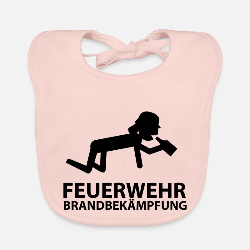 feuerwehr brandbekämpfung Baby Bio-Lätzchen
