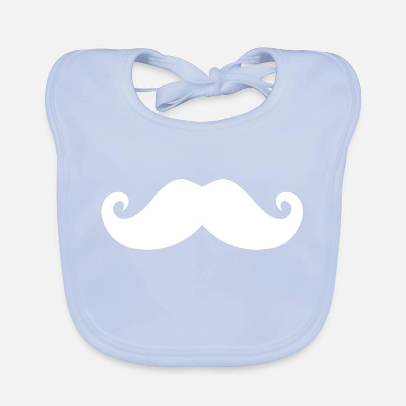 Moustache Bavoir bio Bébé