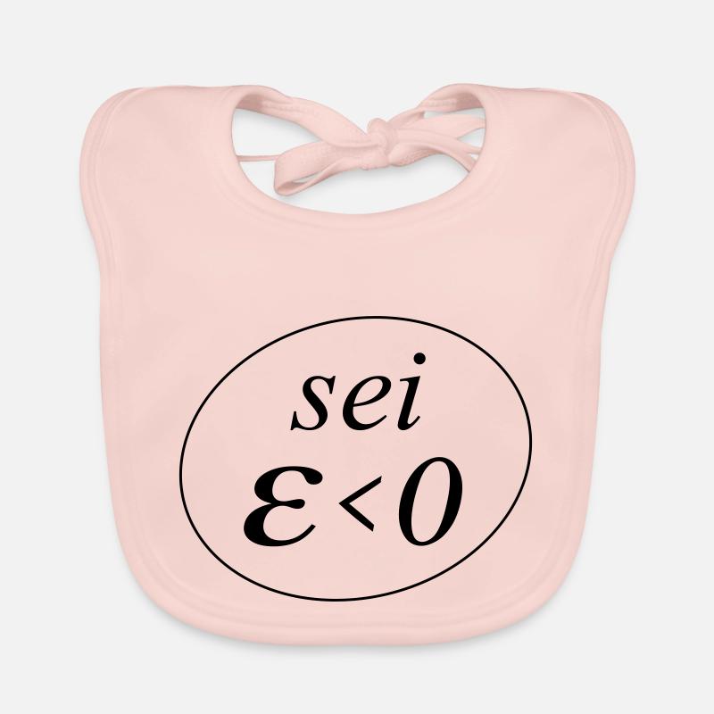 sei Epsilon größer Null Baby Bio-Lätzchen