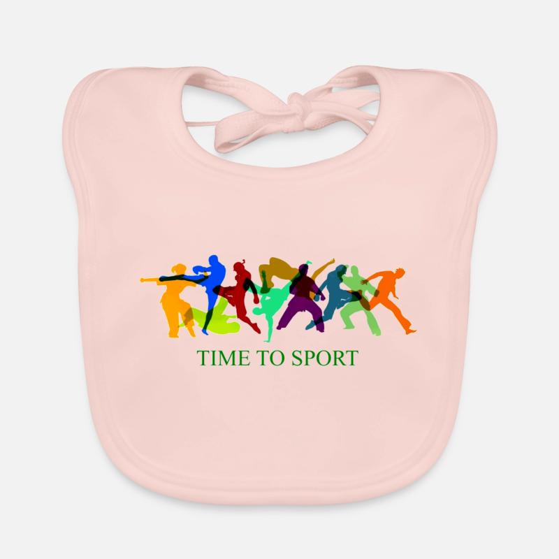 Sport - Organic Baby Bibs - rose