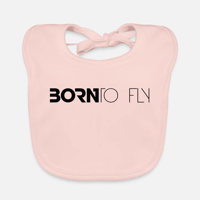 Né à voler Heli Design Bavoir bio Bébé