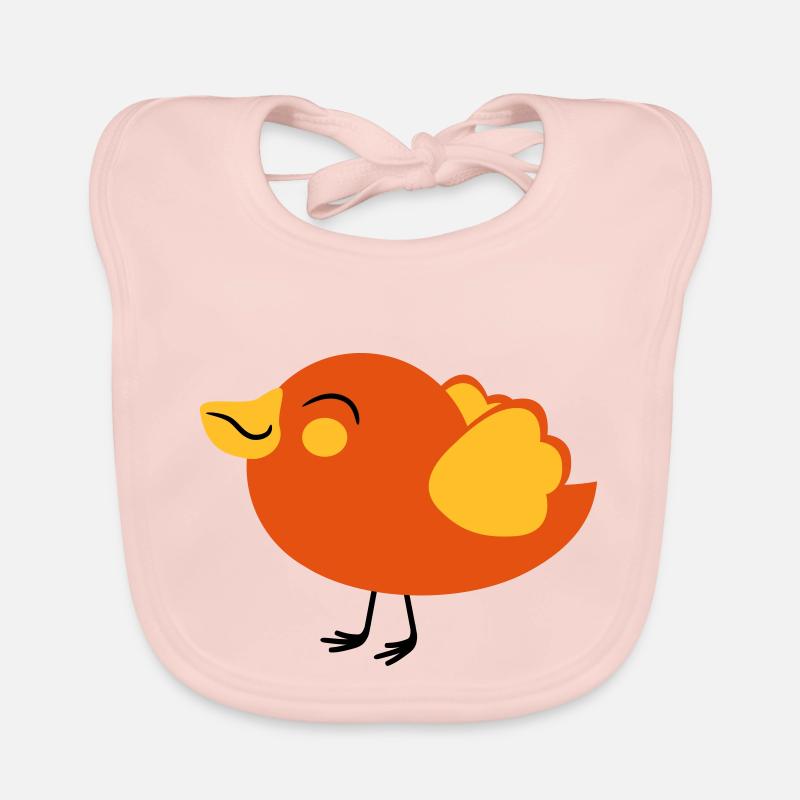small nice voegelchen spatz Organic Baby Bibs