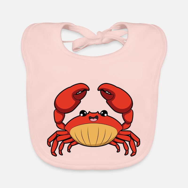 Crabe Bavoir bio Bébé