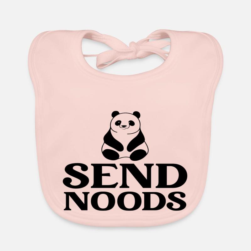 Invia Noods Panda Bavaglino ecologico per neonato
