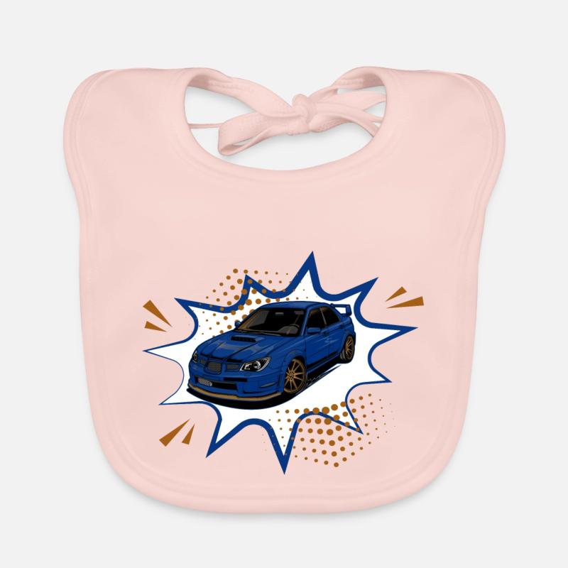 Comic style wrx Baby Bio-Lätzchen